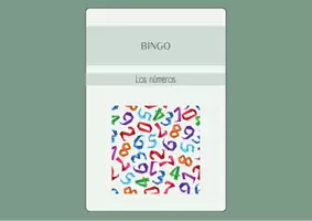 Vorschau - Arbeitsblätter - Würfel Bingo Spanisch Zahlen los numeros Spiel - Deckblatt