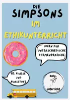 Vorschau - Arbeitsblätter - Die Simpsons im Ethikunterricht 10. Klasse und Kursstufe - Deckblatt