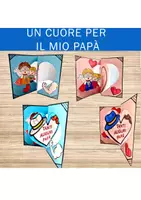 anteprima - Materiale interattivo - 💙 Biglietto Pop‑Up a Cuore – Festa del Papà - Pagina di copertina