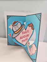 anteprima - Materiale interattivo - 💙 Biglietto Pop‑Up a Cuore – Festa del Papà - Pagina 1