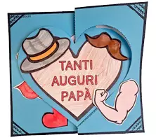 anteprima - Materiale interattivo - 💙 Biglietto Pop‑Up a Cuore – Festa del Papà - Pagina 3