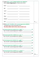 Vorschau - Klassenarbeiten - Deutsch-Probe (Adjektive) 5 - Seite 2