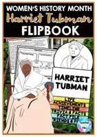 Vorschau - Unterrichtsreihen - Englisch ab Klasse 5 – Harriet Tubman Flipbook differenziert - Reading & Writing - Deckblatt