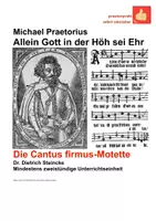 Vorschau - Arbeitsblätter - Michael Praetorius: Allein Gott in der Höh - Deckblatt