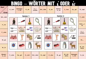 Vorschau - Spiele - Bingo und Brettspiel - Wörter mit i und ie - Seite 3
