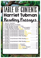 Vorschau - Unterrichtsreihen - Englisch Klasse 5 – Harriet Tubman 3-fach differenzierte Reading Comprehension & Simple Past Übungen (A1–B1) - Seite 1