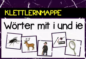 Vorschau - Stationenlernen - Klettmappe (Klettlernmappe) - Wörter mit i und ie - Seite 3