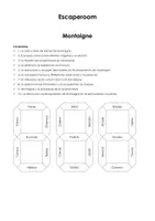 Vista previa - Juegos / Gamificación - Montaigne (sala de escape) - Portada