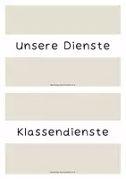 Vorschau - Poster - Klassendienste - Dienste für die Klasse - Seite 2