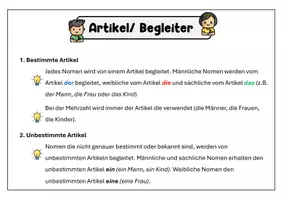 Vorschau - Arbeitsblätter - Artikeltraining - die 100 häufigsten Worte - Seite 3