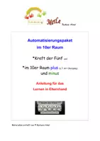 Vorschau - Arbeitsblätter - Automatisierungspaket im 10er Raum für Eltern - Deckblatt