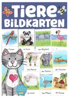 Vorschau - Fördermaterial/Inklusion - Bildkarten Tiere - Haustiere, Nutztiere, Tiere des Waldes und Zootiere - Deckblatt