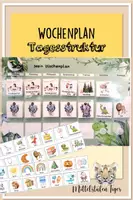 Vorschau - Fördermaterial/Inklusion - Wochenplan - Deckblatt