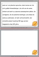 Vorschau - Fördermaterial/Inklusion - DaF / DaZ Englisch: Planeten Spezial - Mars & Erde: Fehlerteufel Lesekarten Großschreibung - Seite 2
