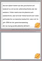 Vorschau - Fördermaterial/Inklusion - DaF / DaZ Englisch: Planeten Spezial - Mars & Erde: Fehlerteufel Lesekarten Großschreibung - Seite 3
