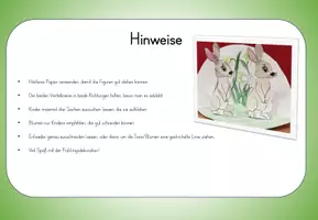 Vorschau - Mal- und Bastelvorlagen - Kunst im Frühling - 3D Dekoration - Seite 1