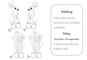 Vorschau - Mal- und Bastelvorlagen - Kunst im Frühling - 3D Dekoration - Seite 3