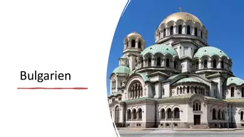 Vorschau - Präsentationen/Tafelbilder - Geschichte & Kultur von Bulgarien - Unterrichtseinstieg - Deckblatt