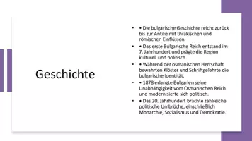 Vorschau - Präsentationen/Tafelbilder - Geschichte & Kultur von Bulgarien - Unterrichtseinstieg - Seite 3