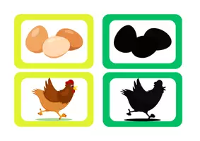 Aperçu - Apprentissages en autonomie - Associer images et ombres La Petite Poule Rousse - Page 3