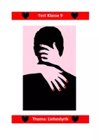 Vorschau - Test - Test Deutsch Mittelstufe Liebeslyrik - Deckblatt