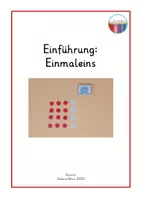 Vorschau - Stundenentwürfe - Einführung der Multiplikation - Deckblatt