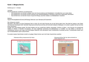 Vorschau - Stundenentwürfe - Einführung der Multiplikation - Seite 1