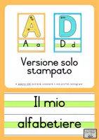 anteprima - Flashcard - IL MIO ALFABETIERE - Solo Stampato - Pagina di copertina