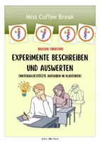 Vorschau - Merkblätter - Experimente beschreiben und auswerten - aber wie? (Materialgestützte Aufgaben) - Deckblatt