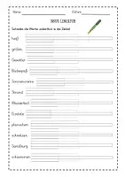 Vorschau - Arbeitsblätter - Neue Lineatur 3. Klasse, Schreibübung Schreibfertigkeit Schönschrift Sommer (Schriften: GS, VA, SAS) - Seite 1