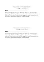 Vorschau - Klassenarbeiten - Tschick_Nachschreib-KA Charakterisierung Maiks Vater - Deckblatt