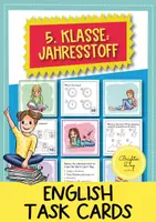 Προεπισκόπηση - Φύλλα εργασίας - English - Task cards for the year's curriculum - Material package / Αγγλικά - Κάρτες εργασιών για το ετήσιο πρόγραμμα σπουδών - Πακέτο υλικού - Σελίδα 1