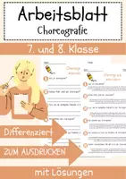 Vorschau - Arbeitsblätter - Choreografie Arbeitsblatt 7. & 8. Klasse Tanzstile AB mit Lösungen - Deckblatt