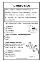 anteprima - Esercizi - CONSONANTI E GRUPPI CONSONANTICI - Testo ricco di parole + comprensione - Pagina 3