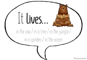 Vorschau - Poster - Speech Aids - Animal Riddles Sprechhilfen Englisch - Seite 3