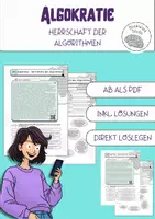 Vorschau - Arbeitsblätter - Algokratie - Herrschaft der Algorithmen - Deckblatt