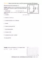 Vorschau - Unterrichtsreihen - Kursstufe Physik: Exkurs Herleitung Auf-Entladevorgang Kondensator (PDF, DOCX, Musterlösung) - Deckblatt