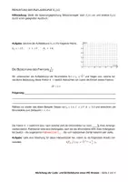 Vorschau - Unterrichtsreihen - Kursstufe Physik: Exkurs Herleitung Auf-Entladevorgang Kondensator (PDF, DOCX, Musterlösung) - Seite 1