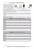Vorschau - Unterrichtsreihen - Kursstufe Physik: Praktikum Halbwertszeit Kondensator (PDF, DOCX, Musterlösung) - Deckblatt