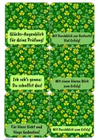 Vorschau - Mal- und Bastelvorlagen - Wackelaugen Glücksbringer Prüfung - Seite 1