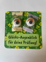 Vorschau - Mal- und Bastelvorlagen - Wackelaugen Glücksbringer Prüfung - Deckblatt
