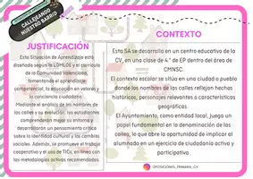 Vista previa - Unidades / Secuencias / Situaciones de Aprendizaje - Situacion de aprendizaje. Callejeando nuestro barrio. - página 3