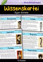 Vorschau - Bildkarten - Wissenskartei - Egon Schiele | Kunst - Deckblatt