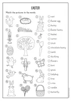 Προεπισκόπηση - Φύλλα εργασίας - Easter vocabulary activity (English) / Πασχαλινή δραστηριότητα λεξιλογίου (Αγγλικά) - Σελίδα 1
