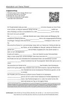 Vorschau - Arbeitsblätter - Arbeitsblätter zum Thema "Pendel" (Lückentext, Hörverstehen) + Lösung & MP3 - Deckblatt