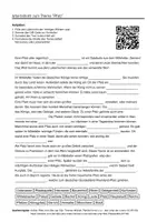 Vorschau - Arbeitsblätter - Arbeitsblätter zum Thema "Pfalz" (Lückentext, Hörverstehen) + Lösung & MP3 - Deckblatt