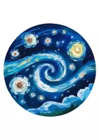 Vorschau - selbst erstellte Cliparts/Grafiken - Clipart Vincent van Gogh DIY Sticker - Seite 3