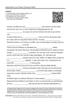 Vorschau - Arbeitsblätter - Arbeitsblätter zum Thema "Schwarz-Weiß" (Lückentext, Hörverstehen) + Lösung & MP3 - Deckblatt