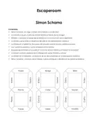 Vista previa - Juegos / Gamificación - Simon Schama (sala de escape) - Portada