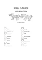 anteprima - Materiale interattivo - CACCIA AL TESORO NATURA autunno - Pagina di copertina